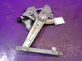 Rear door window regulator with motor