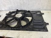 Radiator cooling fan shroud