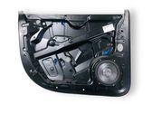 Front door window regulator with motor