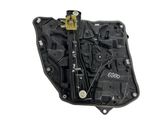 Rear door window regulator with motor