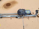Front wiper linkage and motor