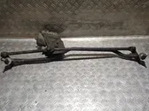 Front wiper linkage and motor