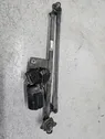 Front wiper linkage and motor