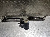 Front wiper linkage and motor