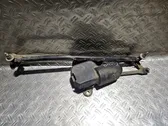 Front wiper linkage and motor