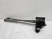 Front wiper linkage and motor