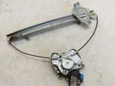 Rear window lifting mechanism without motor