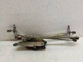 Front wiper linkage and motor