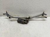 Front wiper linkage and motor