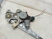 Rear door window regulator with motor