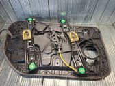 Front window lifting mechanism without motor