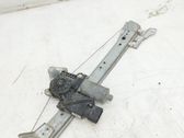 Rear door window regulator with motor