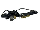 Rear door window regulator with motor