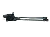 Front wiper linkage and motor