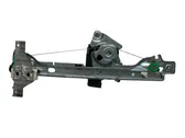 Rear door window regulator with motor