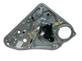 Rear door window regulator with motor