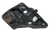 Rear window lifting mechanism without motor