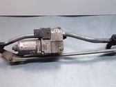 Front wiper linkage and motor