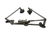 Front wiper linkage and motor