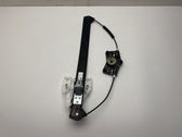 Rear door window regulator with motor