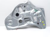 Rear door window regulator with motor