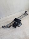 Front wiper linkage and motor