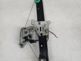 Rear door window regulator with motor