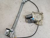 Rear door window regulator with motor