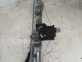 Rear door window regulator with motor