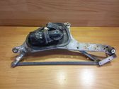 Front wiper linkage and motor