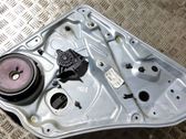 Rear window lifting mechanism without motor