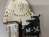 Rear door window regulator with motor