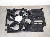 Radiator cooling fan shroud