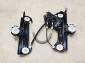 Rear window lifting mechanism without motor