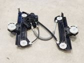 Rear window lifting mechanism without motor