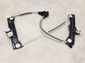 Front window lifting mechanism without motor