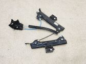 Rear window lifting mechanism without motor