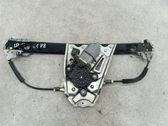 Rear door window regulator with motor