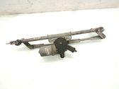 Front wiper linkage and motor