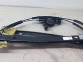 Rear window lifting mechanism without motor