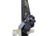 Rear door window regulator with motor