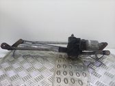 Front wiper linkage and motor