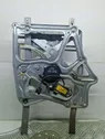 Rear door window regulator with motor
