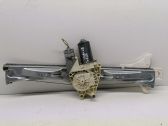 Rear door window regulator with motor