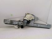 Rear door window regulator with motor