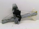 Rear door window regulator with motor