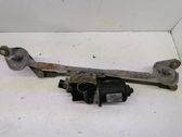 Front wiper linkage and motor