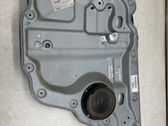 Rear window lifting mechanism without motor