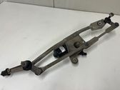 Front wiper linkage and motor