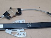Rear door window regulator with motor